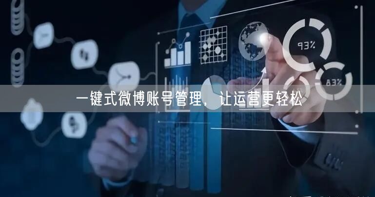 一键式微博账号管理，让运营更轻松